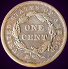 1842 Small Date Braided Hair Large Cent - Details  - Free Shipping  - E167
