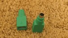 2 X Genuine  Microsoft Ps 2 Male To Usb Female Adapter Converter