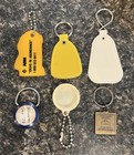 Vintage Lot Of Gas Oil Company Keychains Texaco Enron Exxon Amoco Etc   4 