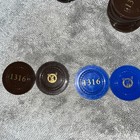 Vintage Lot box Of 120  Elks Lodge Bpoe 1316      130 Brown  90  Blue Poker Chips