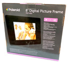 New   Sealed Wall Plug In Polaroid 8  Digital Picture Frame Pdf-825  W  2gb Card