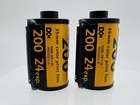 Lot Of 2 Kodak Gold 200 35mm Color Print Film 24 Exposures  expired 