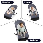 Portable Baby Bouncer Seat For Infants  0-18 Months  3 Modes Of Use With Rocker