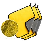 Yellow 10x Car Wash Microfiber Towel 24x12   Cleaning Drying Car Care Soft Cloth