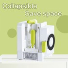 5-blade Vegetable Spiralizer White Kitchen Slicer For Veggie Noodles New