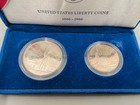 Us Liberty Coins 1886-1986 Half   Silver Dollar Set