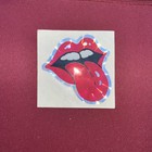 Vintage 1980 s  Rolling Stones Logo  Sticker Prism Prismatic