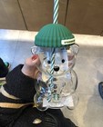2026 Barista Bear Cup Limited Edition Glass Cup With Straw Xmas Gift 591 Ml Us