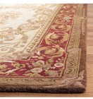 Safavieh Empire Runner Rug 2 6 x8  Light Gold red Wool Handmade Floral Msrp  155