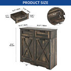 10 Gallon Pull Out Trash Can Cabinet  Kitchen Island W  Adjustable Shelf  drawer