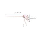 Brand New 2 Pcs Rhinestone Pearl Flower Hair Stick Chinese Hair Tassel Hair Pin 