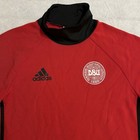 Dansk Boldspil-union 2015-2016 Drill Top Mens S Football Shirt Adidas Denmark