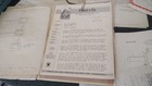 Pile Patent Documents Drawings Letters 1930s R  Andreoli   Ring Traveler Gun