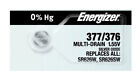2 X Fresh Carded Energizer 377 376 Silver Oxide Watch Battery  Sr626sw Sr626w