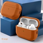 Leather Texture Case For Apple Airpods 1 2 3 4 Pro Protective Cover