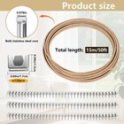 50ft Upholstery Stay Wire For Sofa Furniture Springs  Couch Spring Repair Kit