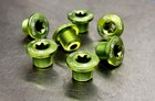 New Single Sugino Alloy 701 Track Bmx Green Chainring Bolt T30 Torx Duraluminum