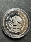 1986 Mo Proof Libertad 1 Oz  999 Silver Coin Ogp W  Coa Mexican Mint