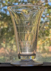 Antique 5  Tall Clear Glass  Apothecary Beaker With Etched Measurements Ca  1920