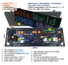 Plc Pc Iot Mcu Robot Compatible Led Text Display - Rs232 Ttl Ethernet Interface
