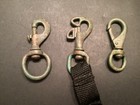 3-antique Vintage Brass Clip Nautical Boat Marine
