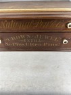 Antique Sewing  Cabinet Store Drawers Pins  Advertising National  23x16x7 19th C