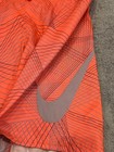 Nike Swoosh Swim Trunks Shorts Youth Boys Xl Orange Print Mesh Lined