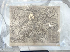 1571 Map Of Rome  roma  On Paper With The Ancient Monuments  printed In Italy 