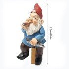 4pcs New Miniature Fairy Garden Gnomes Set Resin Climbing Rope Gnomes Decoration