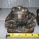 2 Vintage Brass Coin Banks - Old Phoenix Nat  Bank   Morris Plan Of Cali 