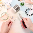 Cridoz 18 Gauge Stainless Steel Wire For Jewelry Making  1mm Bailing Silver