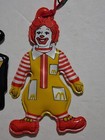 Mcdonald s Ronald Mcdonald Hamburglar Christmas Ornament Set 4  Vintage 1983