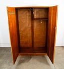 Mid Century Danish Cabinet Custom Armoire Wardrobe Walnut Denmark Drawer Locking