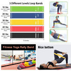 Exercise Yoga 5pc Elastic Fitness Resistance Bands Loop Gym Workout Training