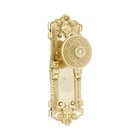 The Wells Privacy Set In Polished Brass - 5 Door Knob Choices