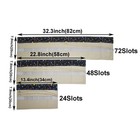 Maydahui Canvas Colored Pencil Roll Wrap 24 48 72 Slots 48 Slots  Black Sky 