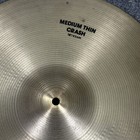 Used Zildjian A Medium Thin Crash Cymbal 18  - Good