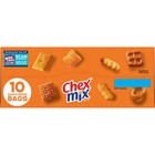 Chex Mix Cheddar Snack Mix  Single Serve Snack Bags  Multipack  10 Count  17 5 O
