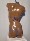 New Exotic Dancer Thong Bikini 2 Piece Set -a Cup Geometric Print