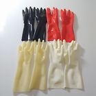 Latex Short Gloves 0 4mm Club Wear For Catsuit Dress Rubber Fetish Costume