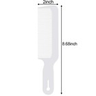 Boao 3 Pieces Barber Combs Flat Top Clipper 3 Count  pack Of 1   White 