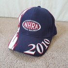2010 Nhra Drag Racing Championship Flames Adult Strapback Hat Cap Red White Blue