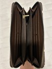 Disney Minnie Mouse Long Zip Around Women   s Wallet Brown