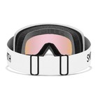 Smith Tribute Ski   Snow Goggles White Frame  Blue Sensor Mirror Lens  Small Fit