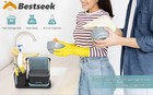Seek Kitchen Soap Dispenser Set With Tray And Spon Holder  Sink