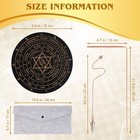 6 Divination Tools Kit Set Include Dowsing Rods Copper Spiritual Dowsing Pendulu