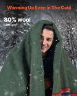 Wool Camping Blanket 64  X 88  Warm For Camping Hiking Travel Texture