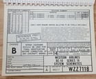 Mcdonnell Douglas Western Airlines Dc-10 Series 10 System Schematics Change B