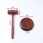 Judge Gavel And Sound Block Set   Handcrafted Wooden Hammer For Court  Auctio   