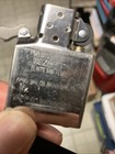 Harley-davidson Zippo Black Has Brass Plat On Back Nos L14